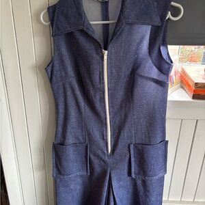 Stylish Blue Jumpsuit